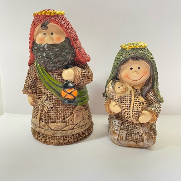 Other - Nativity Figurines ~ Jesus, Mary, & Joseph Christmas Scene